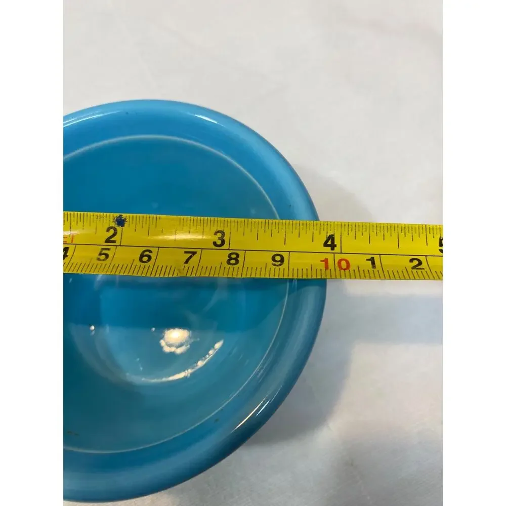4 T.S.T. Oven Serve Ware Cups 3 Blue 1 Brown